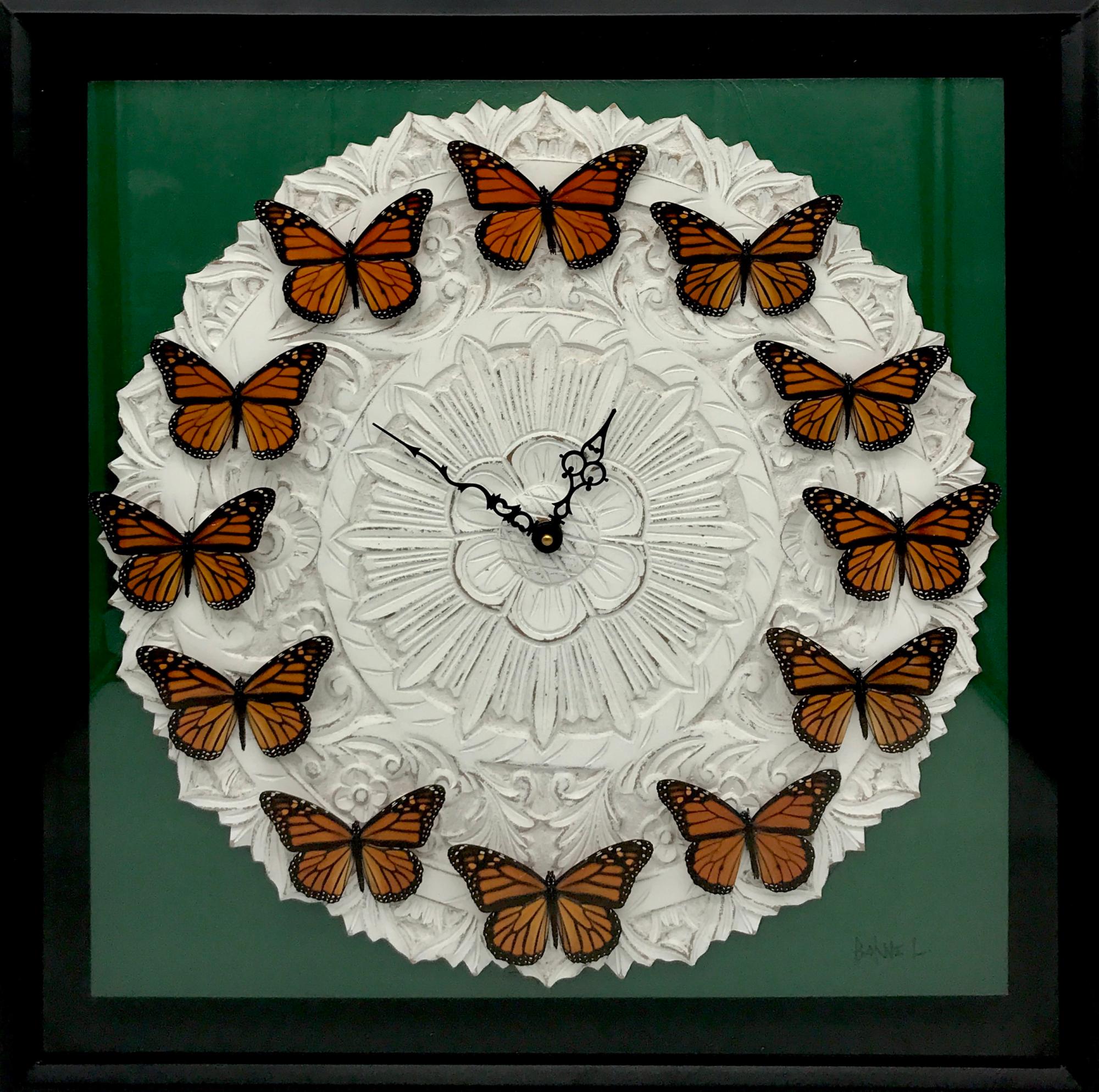 Blue Butterfly Designs Clock Collection